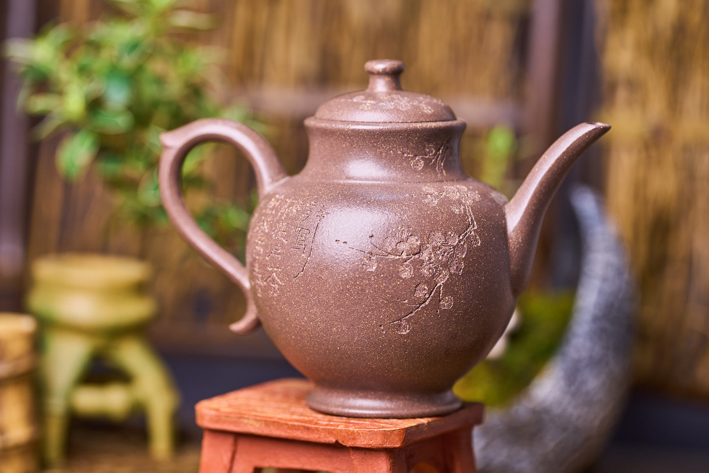 220cc Duan Clay Handmade Zisha Teapot Yu Lu Hu (玉露壺)