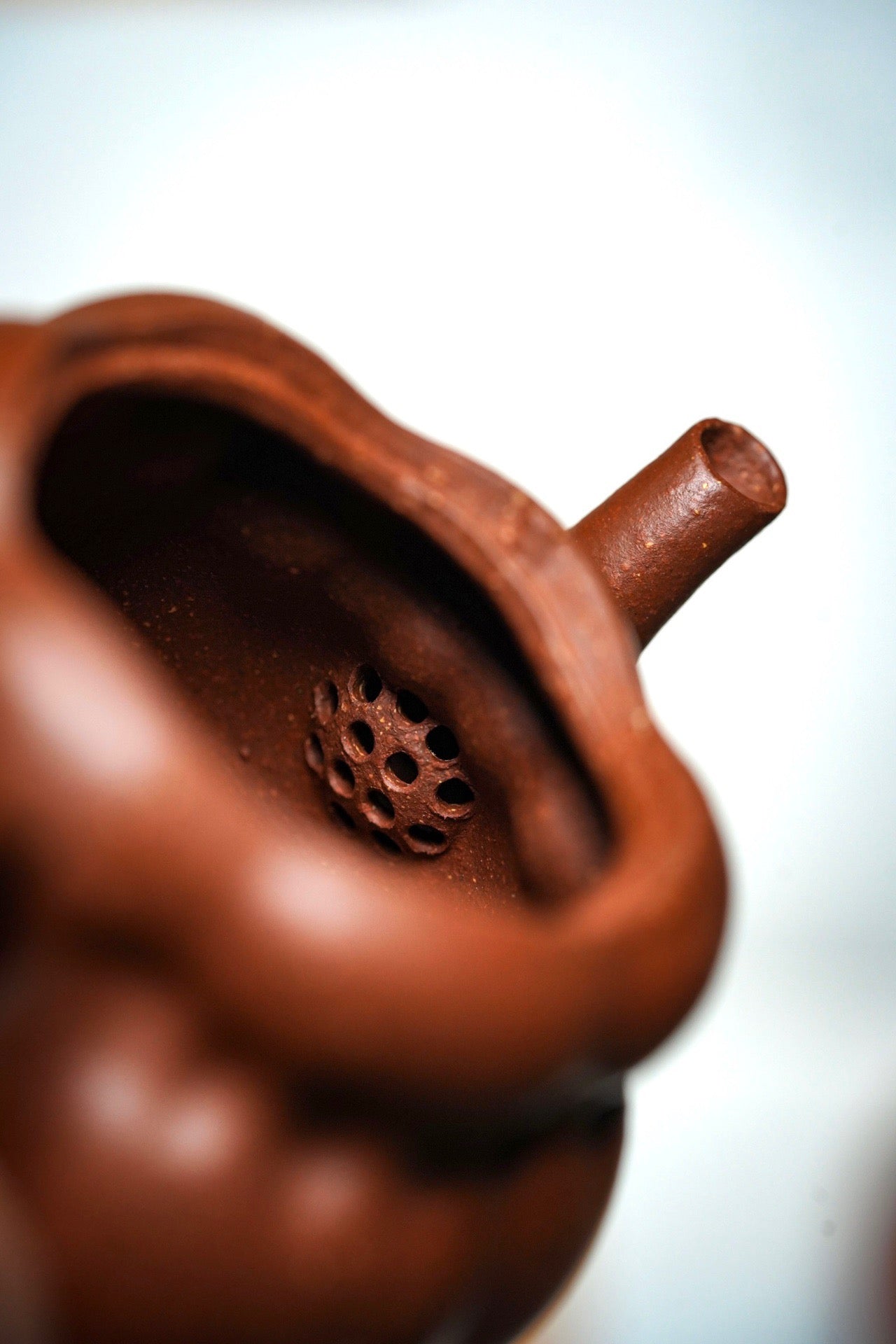 110cc Zisha Jiang Po 粘土ティーポット「Shi Shi Ru Yi」ティーポット