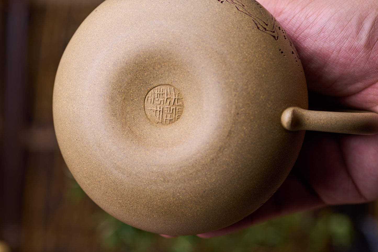 Duan Clay Hu Lu Teapot, Sculptured by High Level Craftsman Chu GuoFeng  储国峰