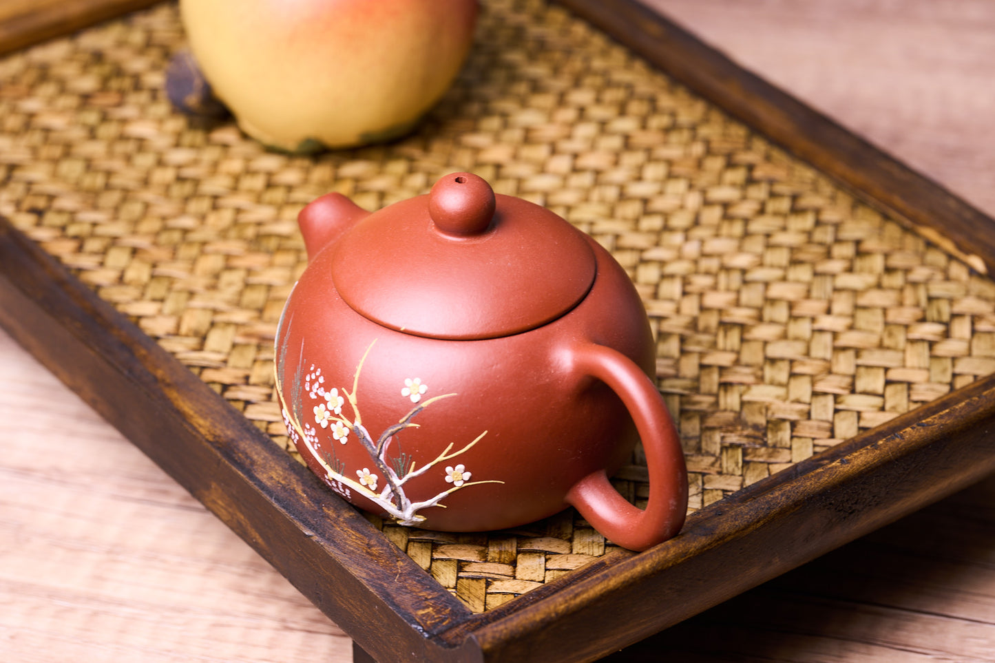 180cc Zhu Clay Half-handmade zisha teapot Xi Shi Hu (西施壶)