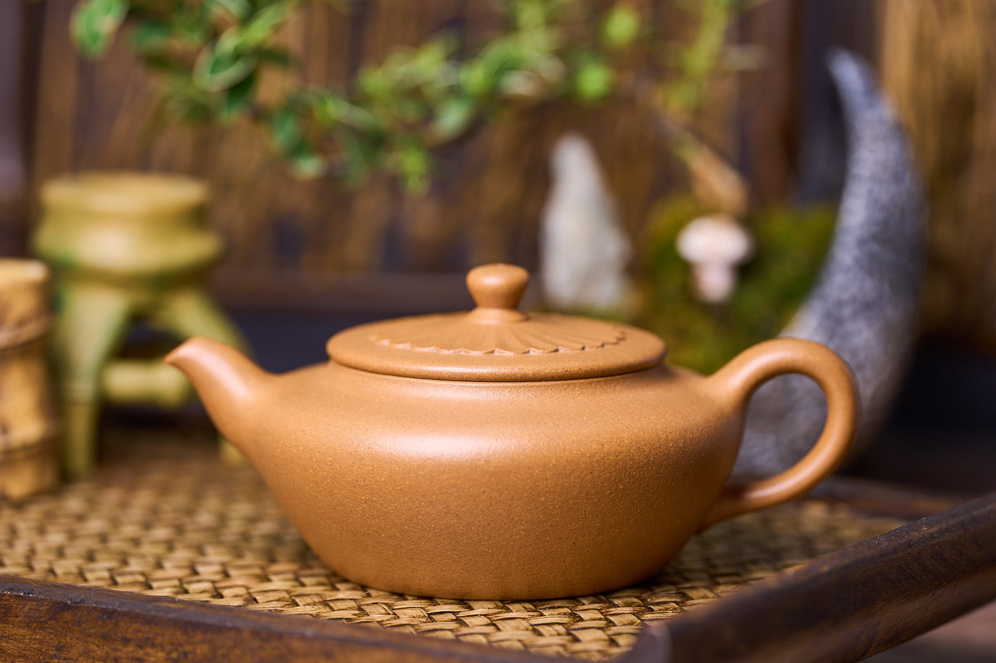 Authentic Yixing Zisha Teapot | Handmade "Ju Lei" (Chrysanthemum Bud) Design | 230ml | Original Duan Clay