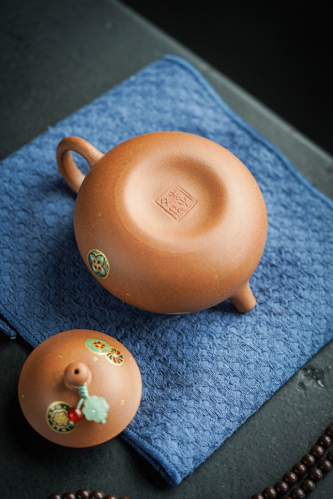 160cc Zisha Jiang Po Clay 찻주전자 "You he" 찻주전자