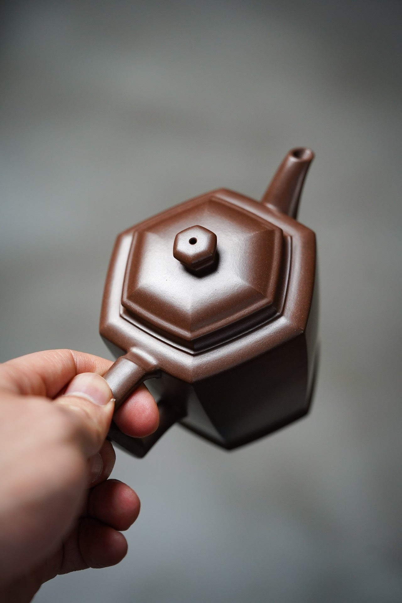 200cc 원래 Cao Qing 점토 주전자 "Liu Fang Gong Deng" 차 주전자