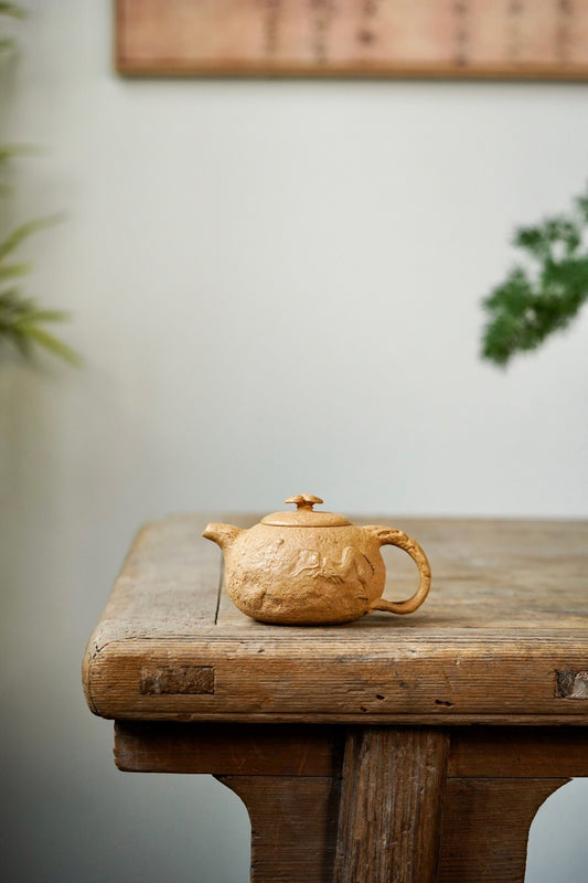 220cc 中国宜興手作り紫沙本物オリジナルDuanni粘土ティーポット「公春隠龍」ティーポット