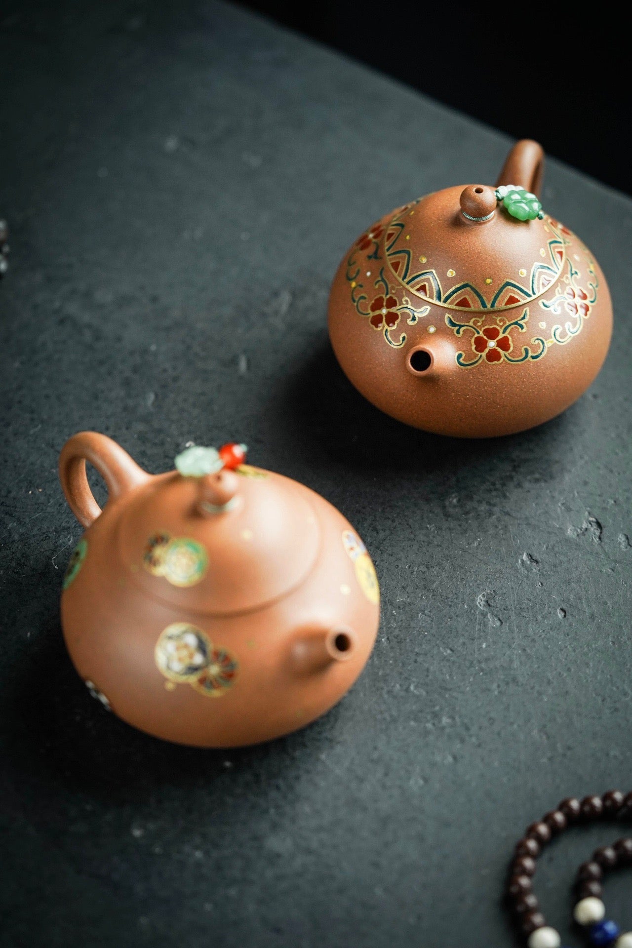 160cc Zisha Jiang Po Clay 찻주전자 "You he" 찻주전자